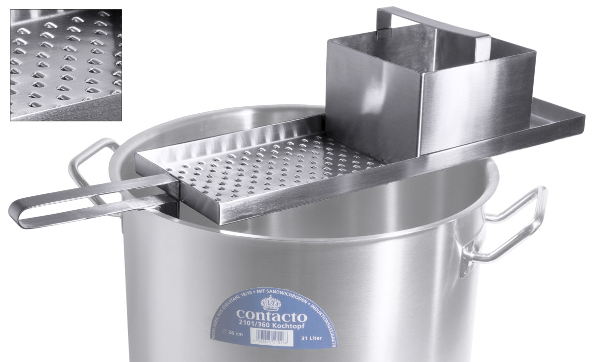 Spätzle-/ Knöpflehobel, groß für kurze Knöpfle, Edelstahl 18/10, Größe wählbar