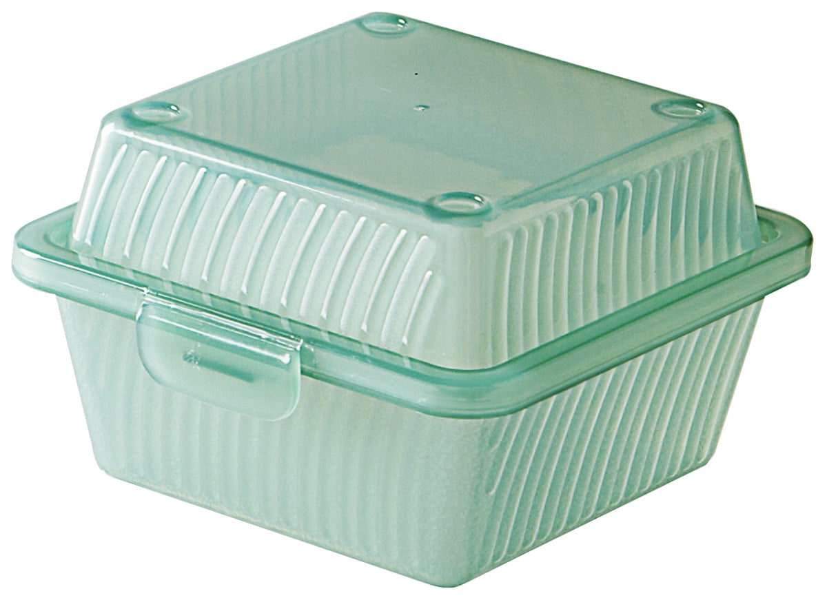 Mehrweg Hamburger-Box, Polypropylen, Größe wählbar