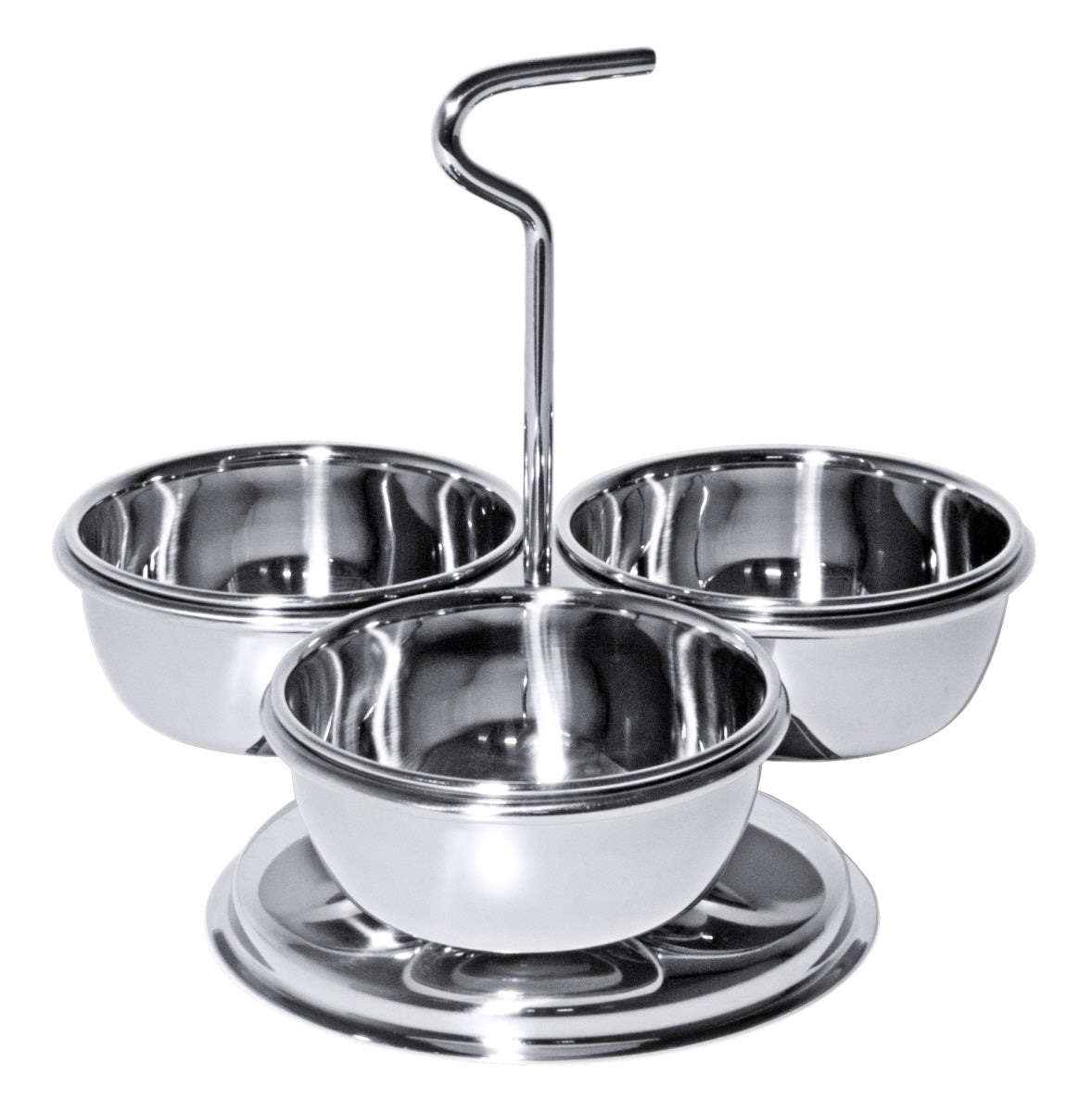 Dip-Schalenset mit zwei Schalen, Edelstahl 18/10, Größe wählbar