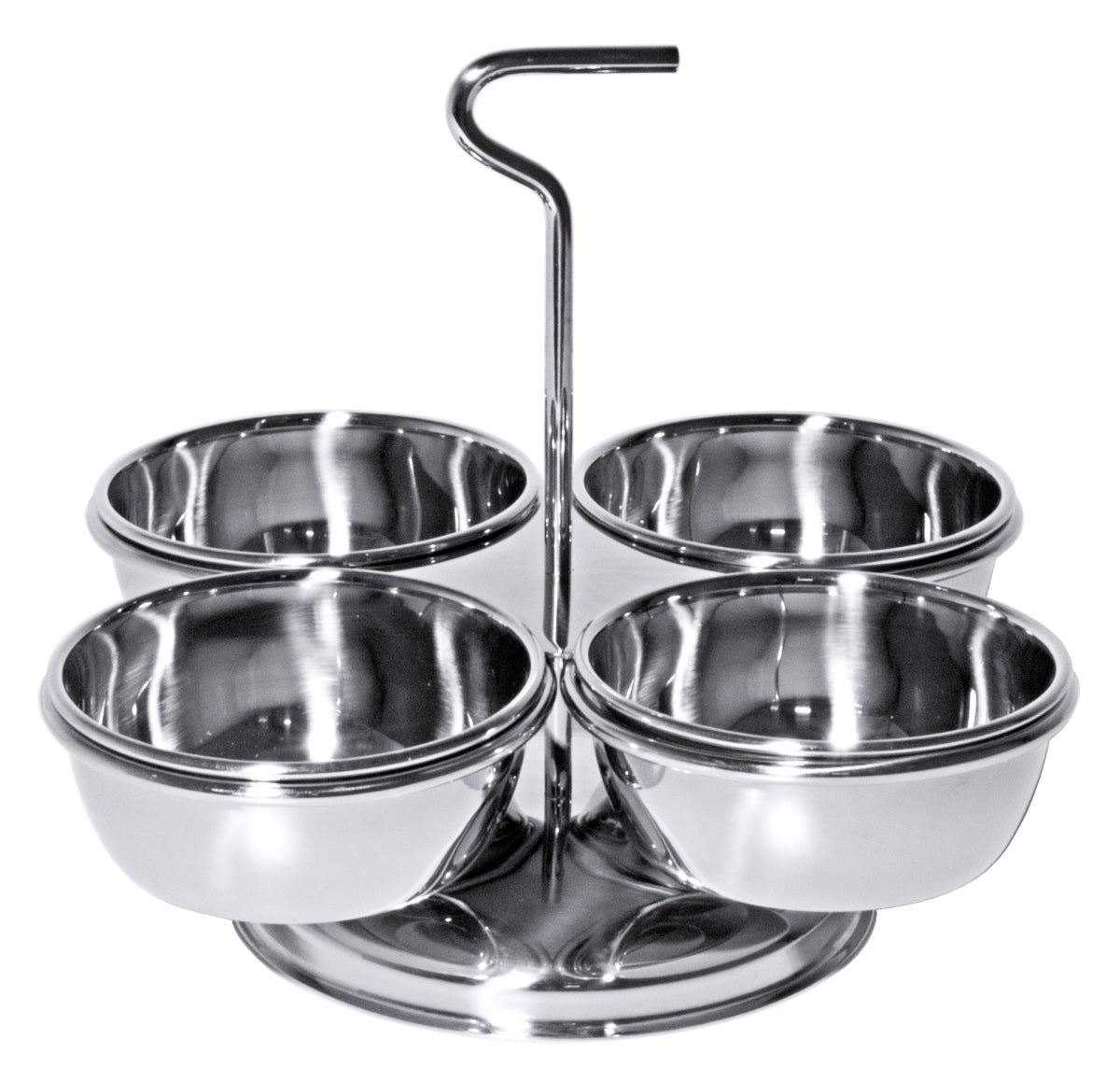 Dip-Schalenset mit zwei Schalen, Edelstahl 18/10, Größe wählbar