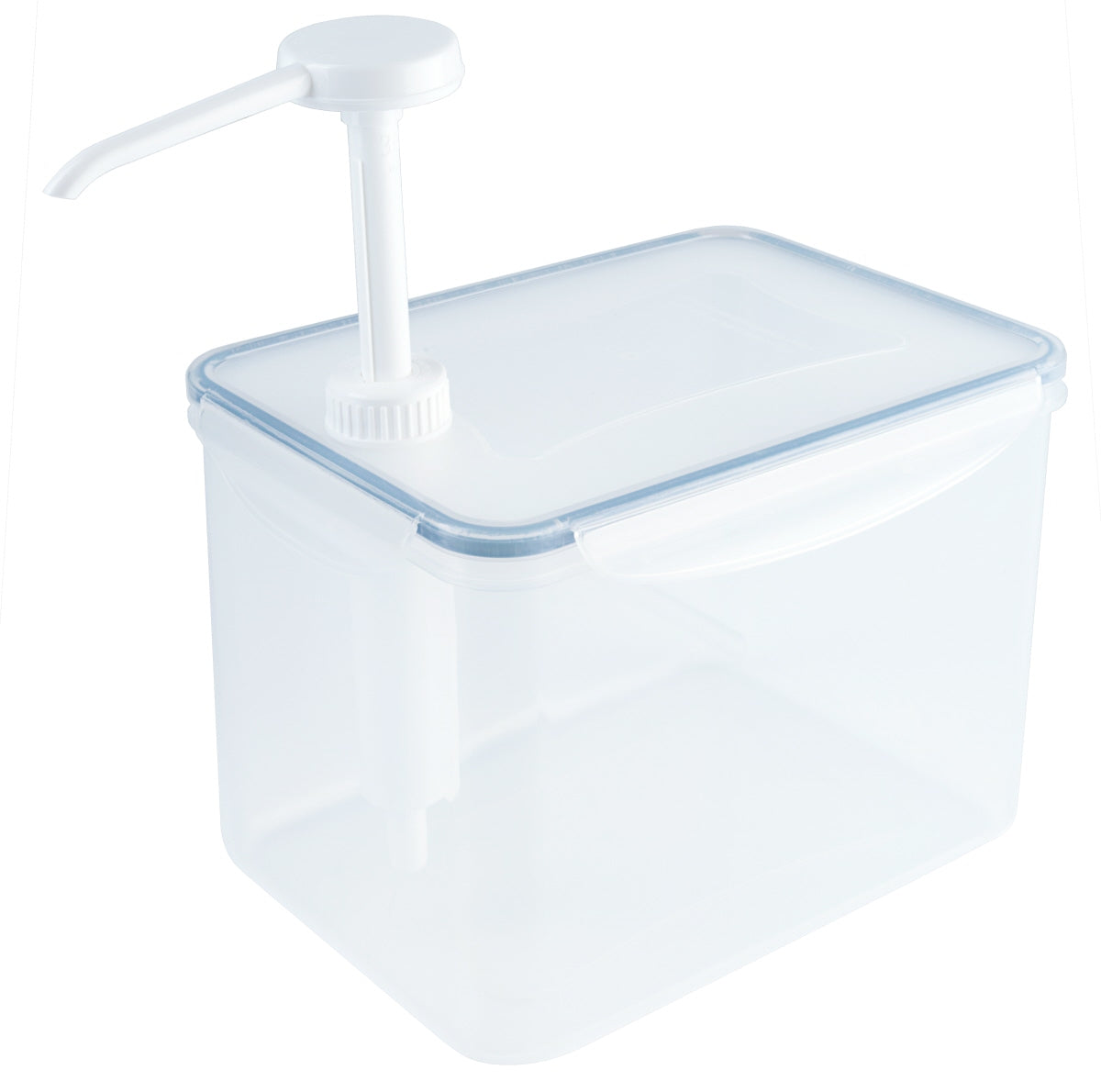 Dispenser, eckig mit 30 ml Pumpe, Polypropylen, Größe wählbar