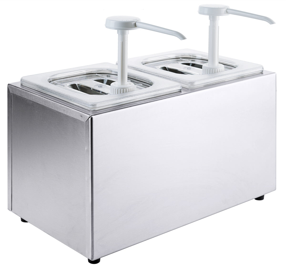 Saucendispenser (mit einem Pumpenbehälter), Edelstahl, Größe wählbar