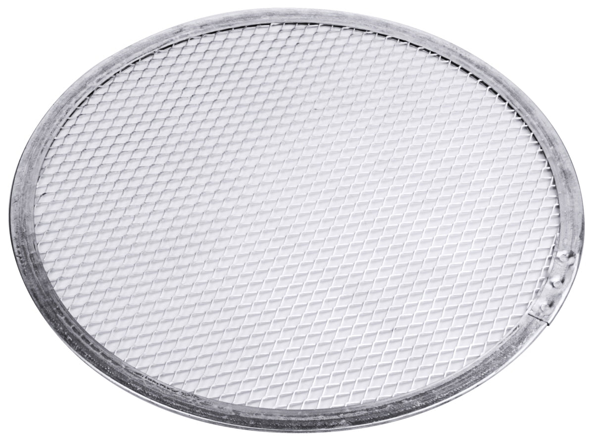 Pizza Screen/Gitter, rund, Aluminium-Streckmetall, Größe wählbar