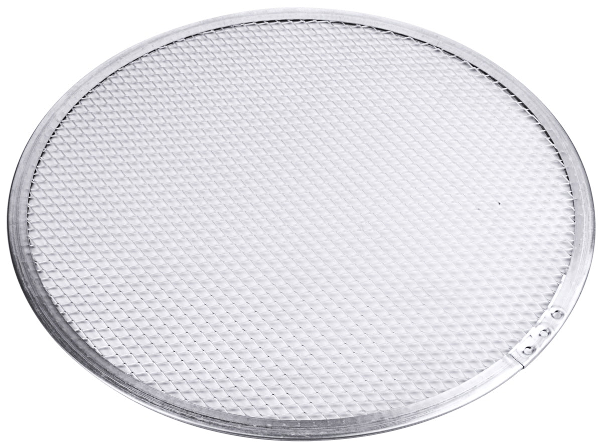 Pizza Screen/Gitter, rund, Aluminium-Streckmetall, Größe wählbar