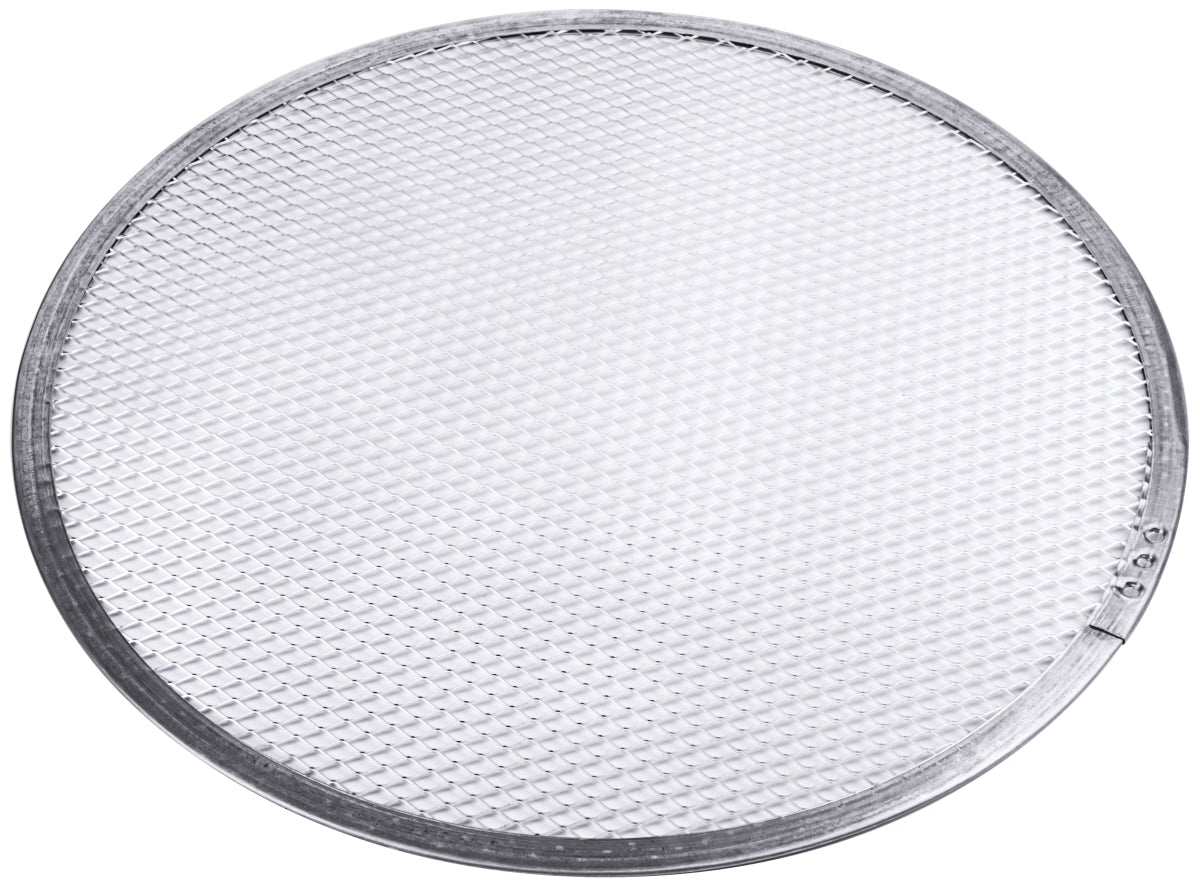Pizza Screen/Gitter, rund, Aluminium-Streckmetall, Größe wählbar