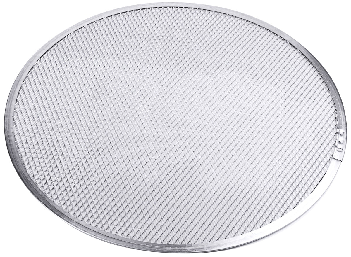 Pizza Screen/Gitter, rund, Aluminium-Streckmetall, Größe wählbar