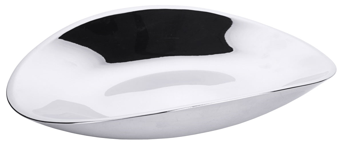 Schale, doppelwandig, oval, Edelstahl 18/10, Größe wählbar