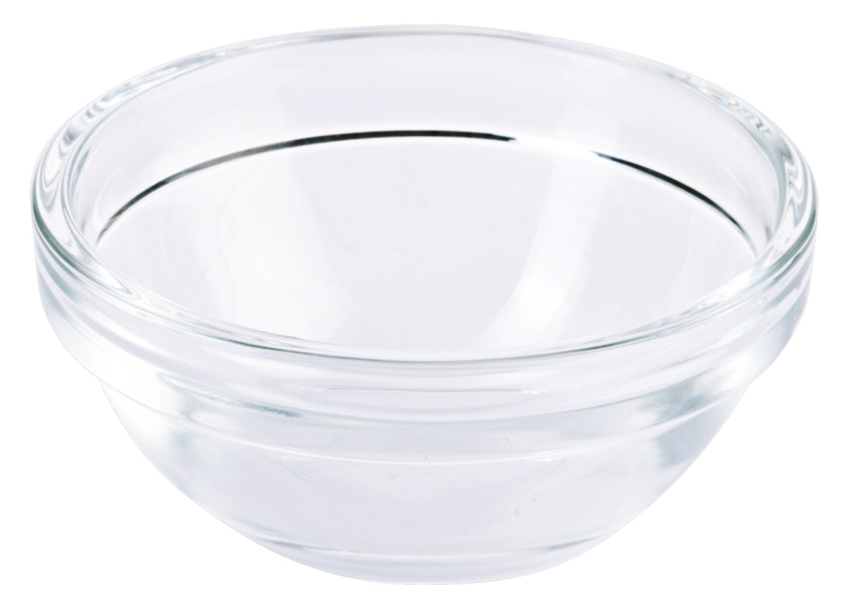 Glasschale, klarem gehärteten Glas, Größe wählbar