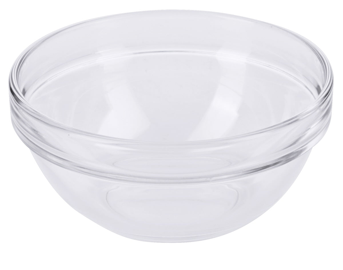 Glasschale, klarem gehärteten Glas, Größe wählbar