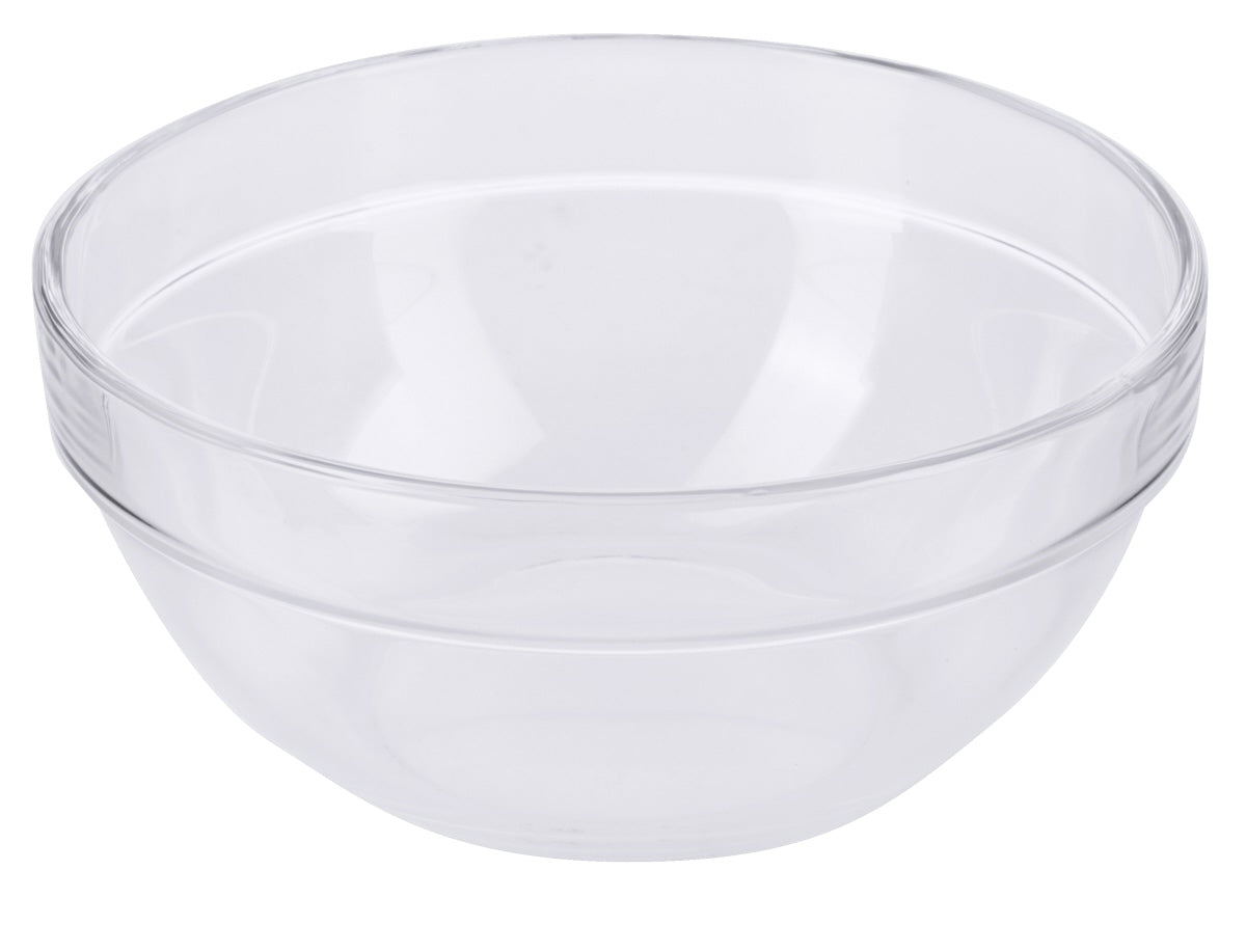 Glasschale, klarem gehärteten Glas, Größe wählbar