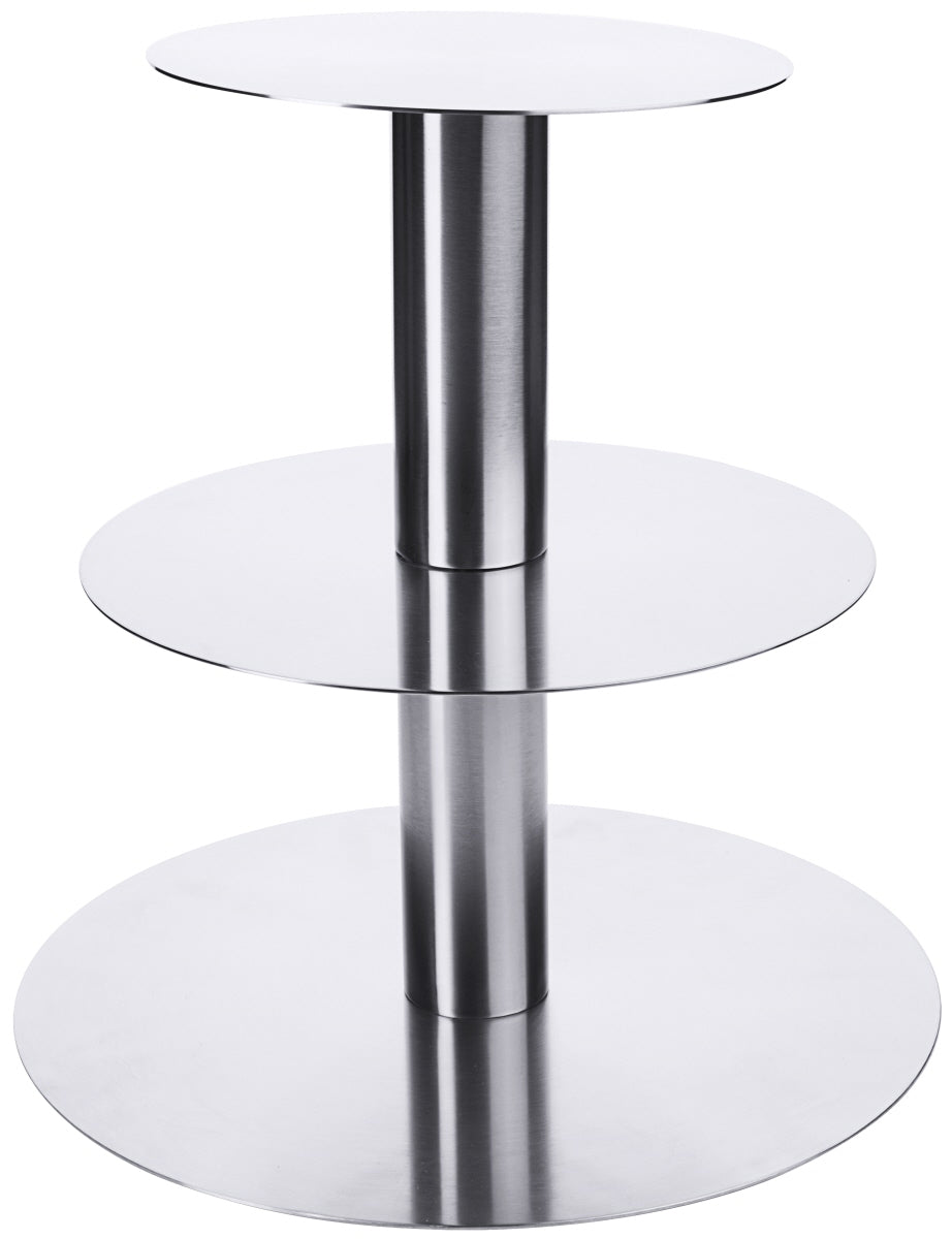 Etagen-Tortenständer, 3-stufig, Edelstahl 18/10, Größe wählbar