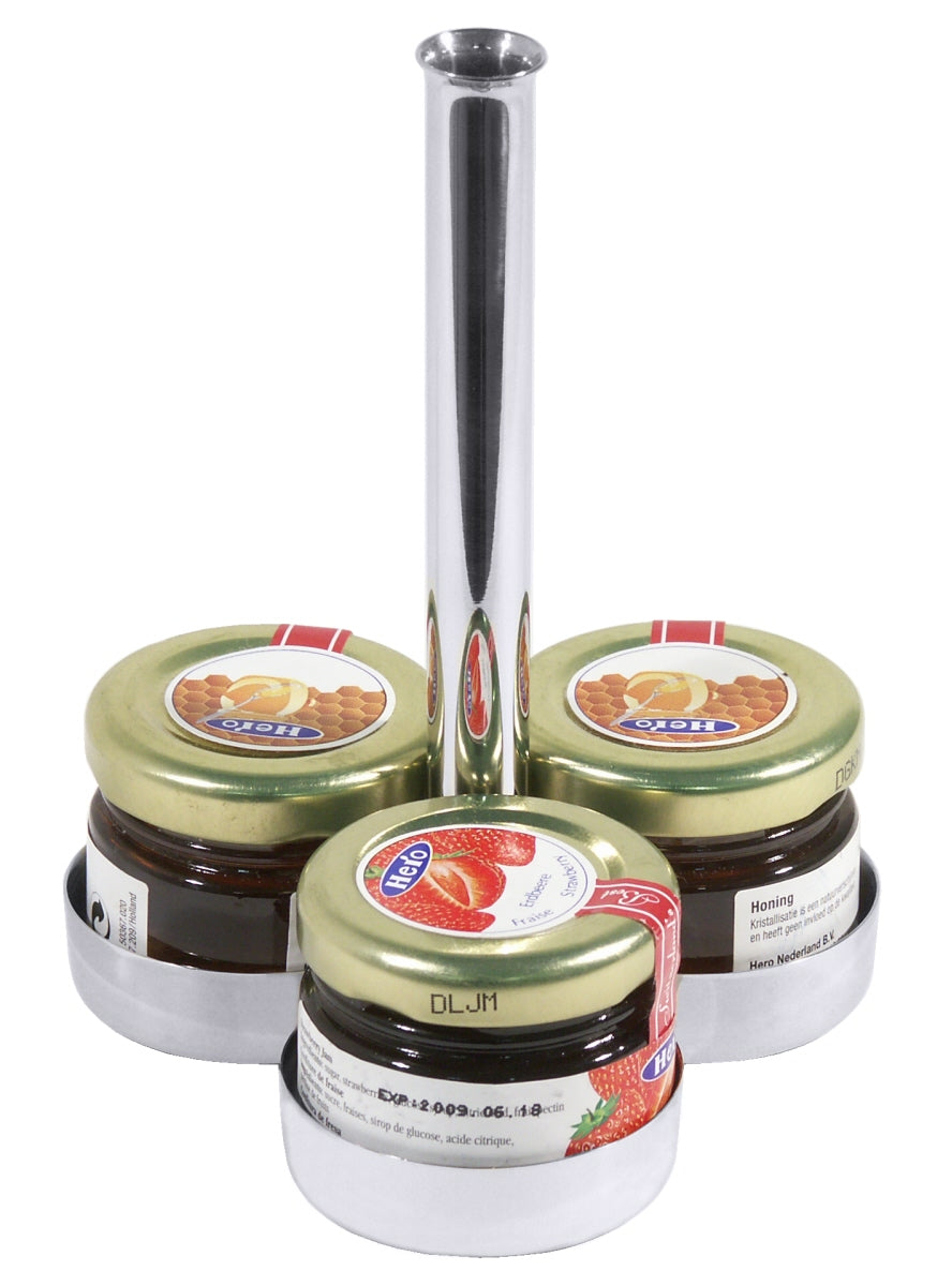 Marmeladenglas-Etagere für 3 Gläser auf einer Ebene