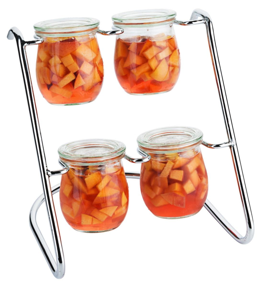 Serviergestell mit Tulpengläser von Weck® 4