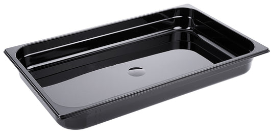 GN Behälter, schwarz 1/1