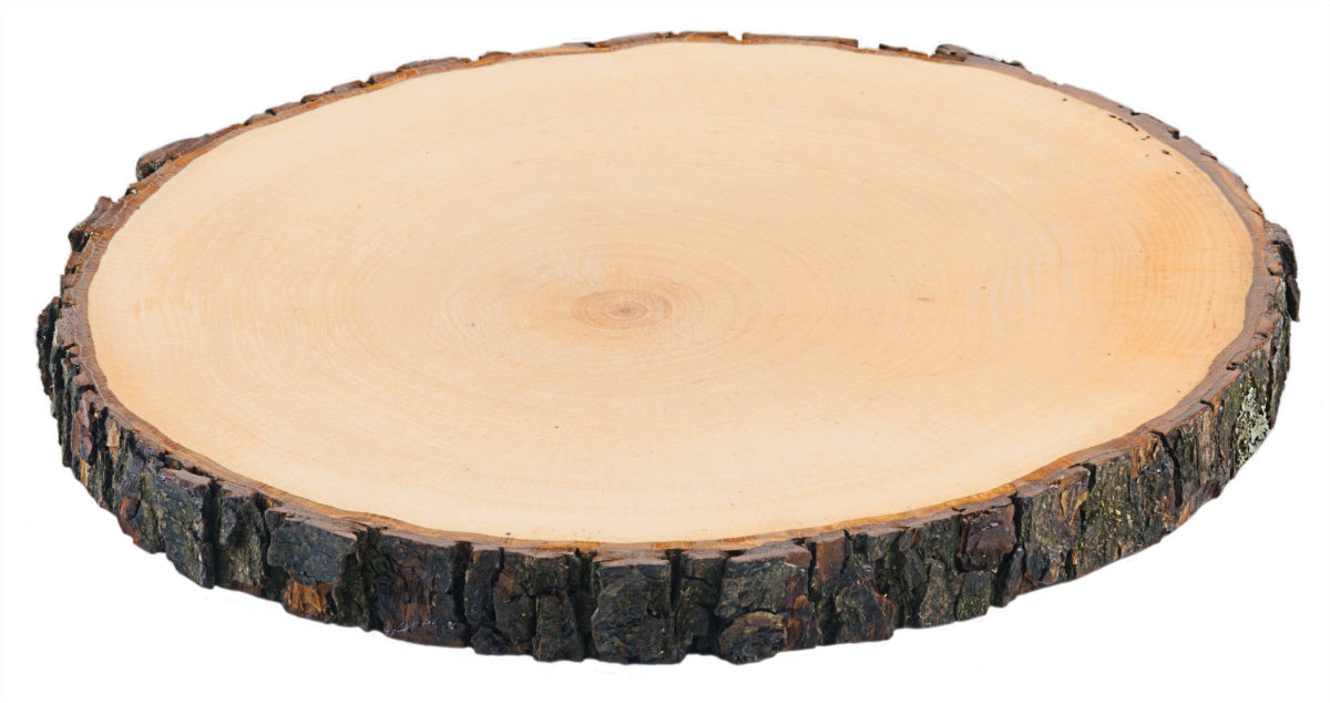 Rindenbrett, rund 20 cm - 22 cm