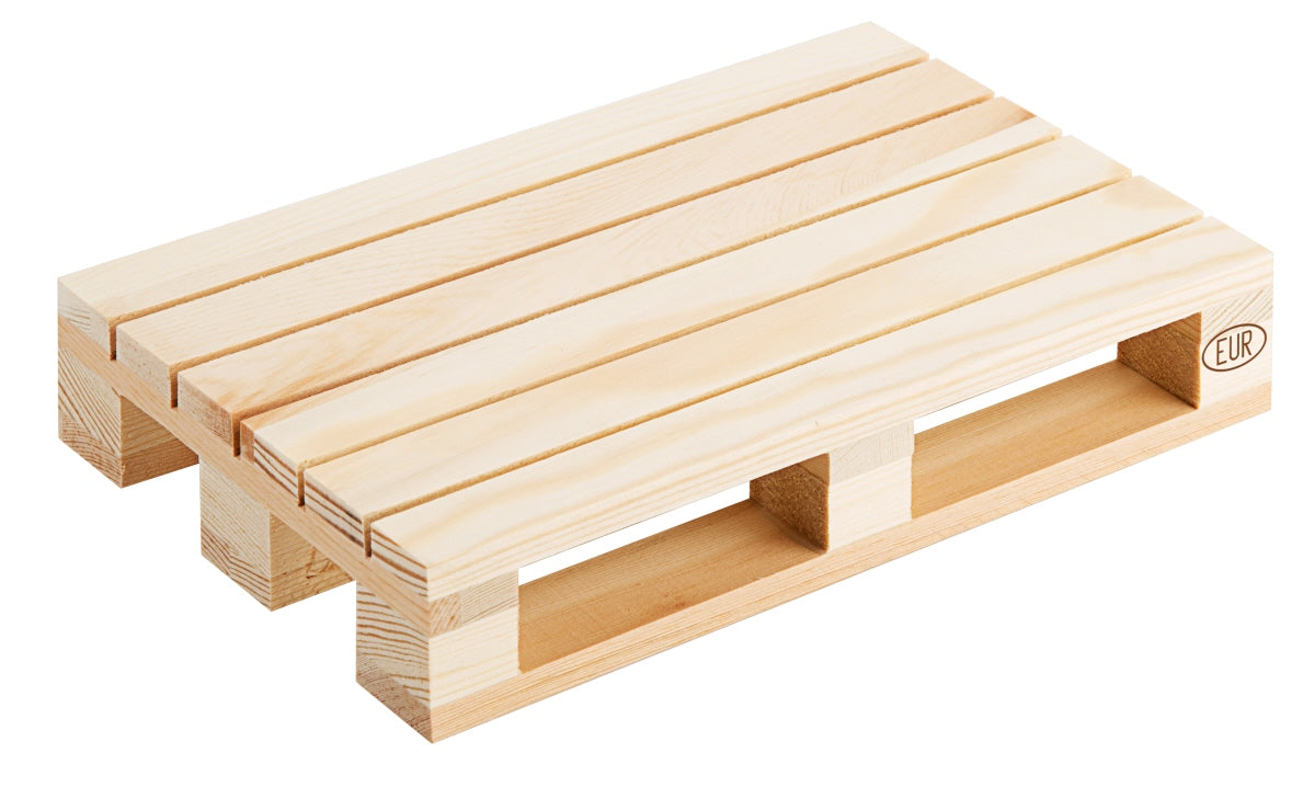 Mini-Holzpalette, natur, unbehandeltem Holz, Größe wählbar
