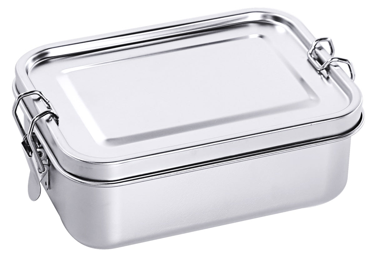 Lunch-Box, eckig, Edelstahl 18/10, Größe wählbar