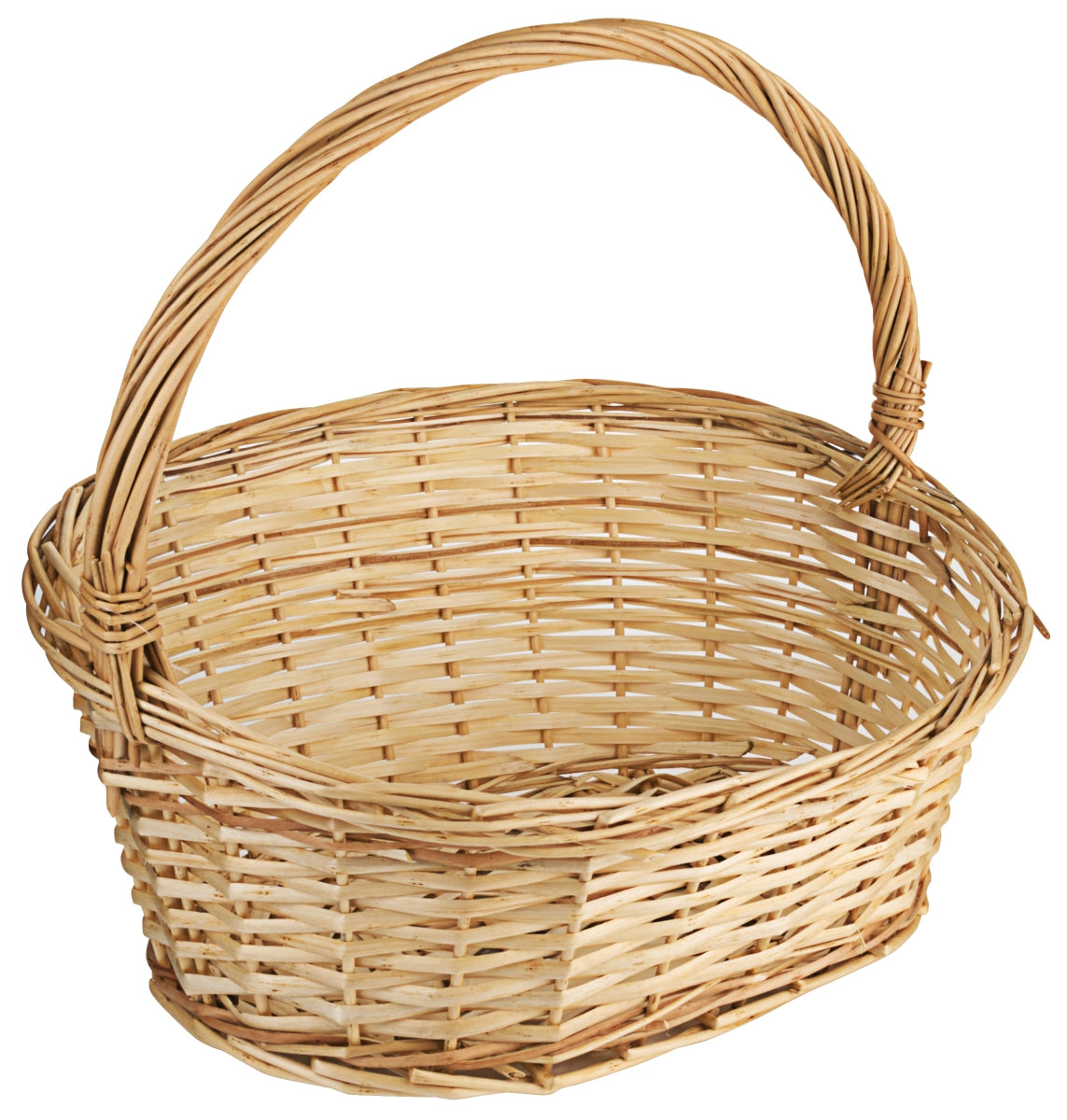 Präsentkorb, naturheller Vollweide, Größe wählbar