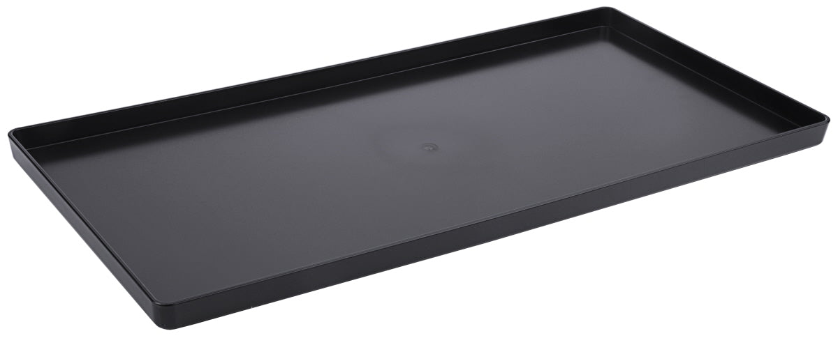 Auslageplatte, schwarz 35 cm