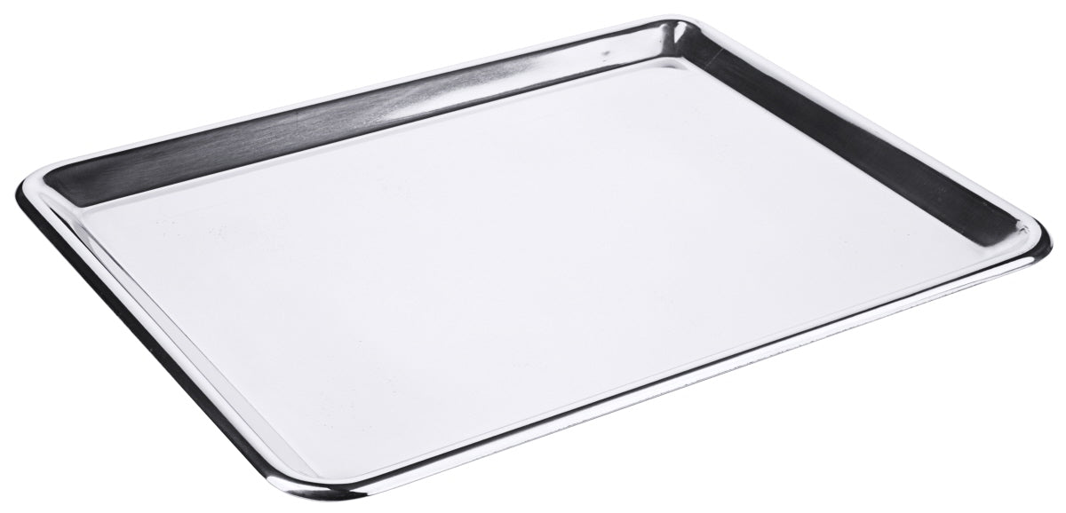 Ausstelltablett, Edelstahl 18/10, Größe wählbar