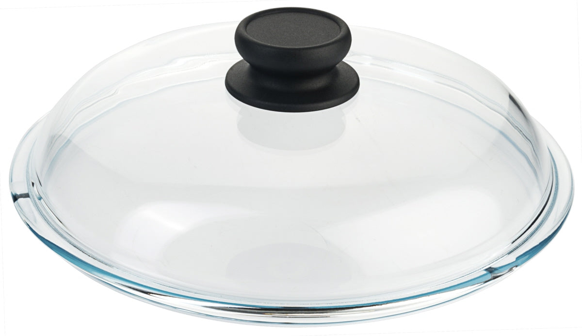 Glasdeckel, Aluminiumguss, Größe wählbar
