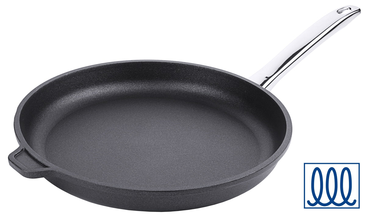 Bratpfanne, Aluguss, Induktion, handgegossenem Aluminium-Kokillenguss, Größe wählbar