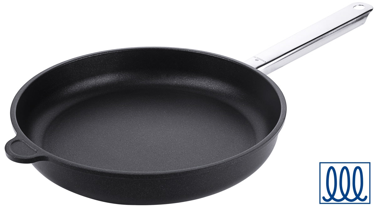 Bratpfanne, Aluguss, Induktion, handgegossenem Aluminium-Kokillenguss, Größe wählbar