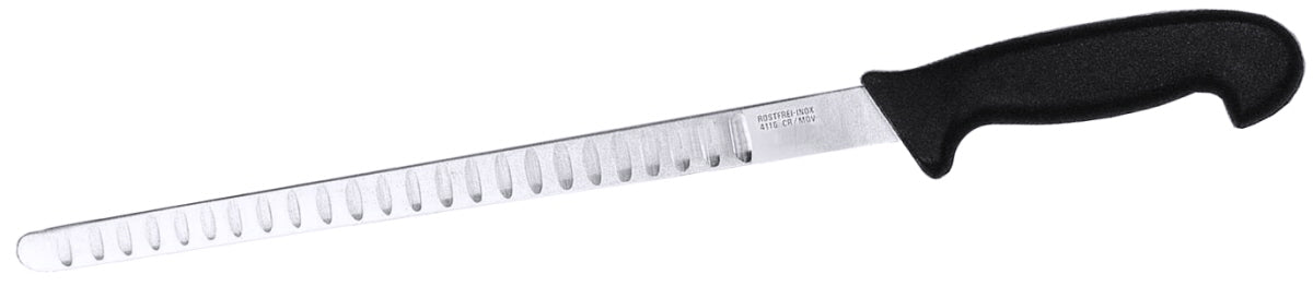 Schinkenmesser mit Kullenschliff 30 cm
