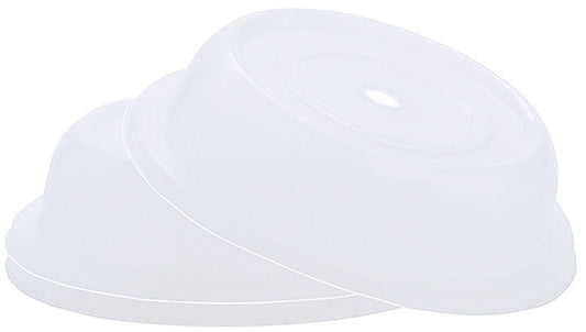 Tellerglocke, transparent-weiß 21 cm