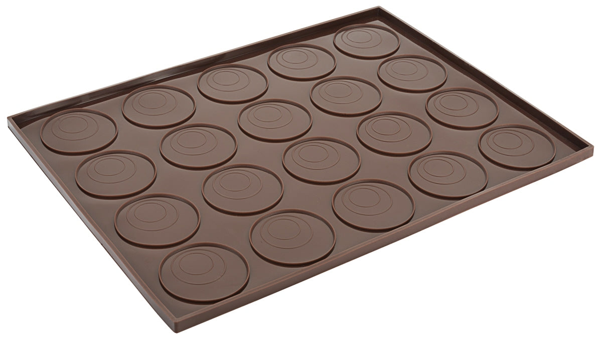 Silikon-Backmatte, MACARONS mit 20 Formen