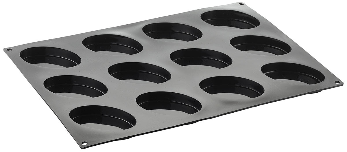 Silikon-Backmatte Oval 9,3 cm x 5 cm / 1,5 cm