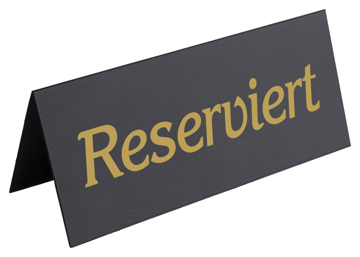 Reserviert Aufsteller