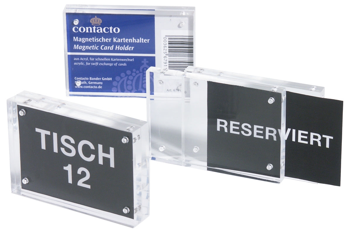 Kartenhalter, magnetisch