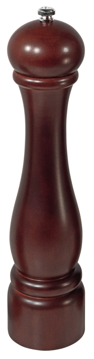 Pfeffermühle für ca. 35 g Pfefferkörner, dunkel gebeiztem Gummibaumholz, Größe wählbar