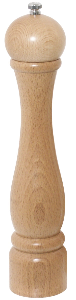 Pfeffermühle für ca. 20 g Pfefferkörner, naturfarbenem Buchenholz, Größe wählbar
