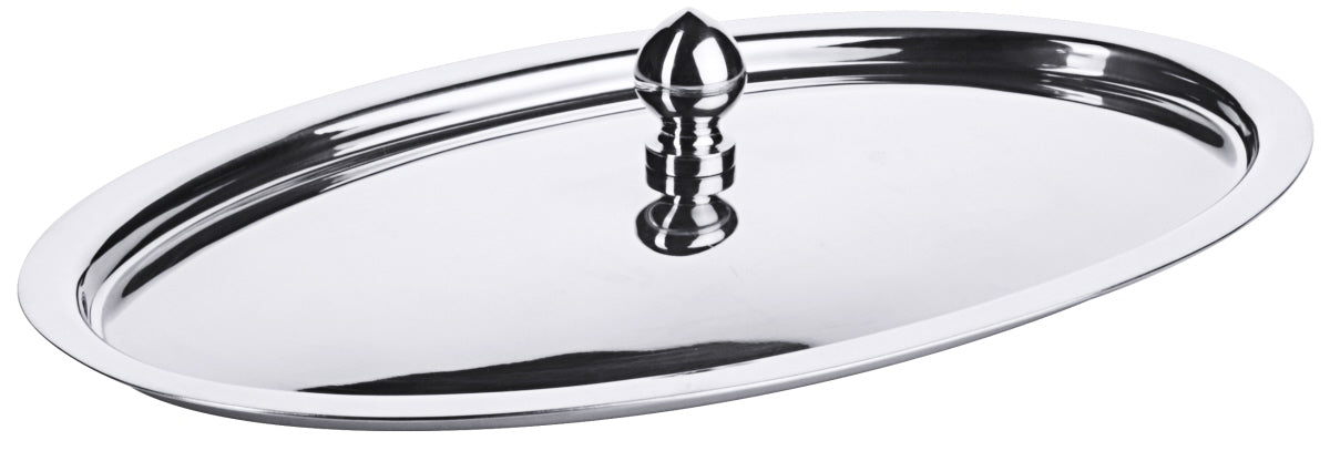 Knopfdeckel, oval, Edelstahl 18/10, Größe wählbar