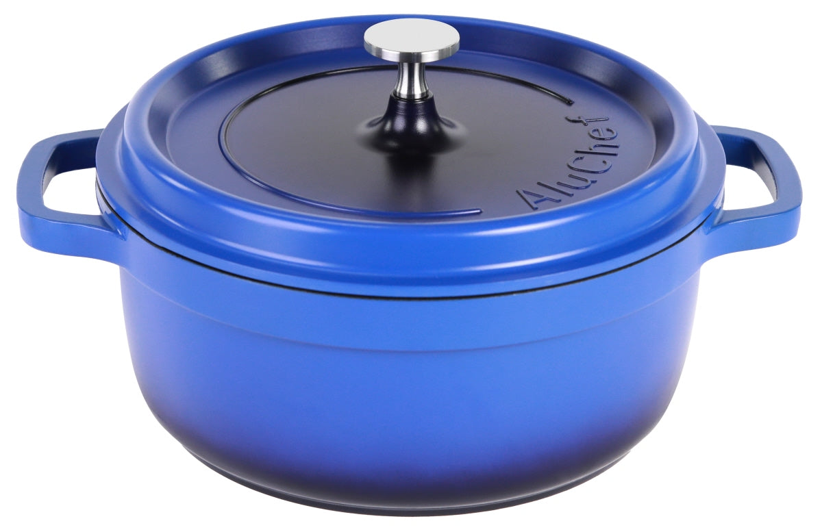 AluChef® Cocotte, rund, Aluminiumguss, Größe wählbar