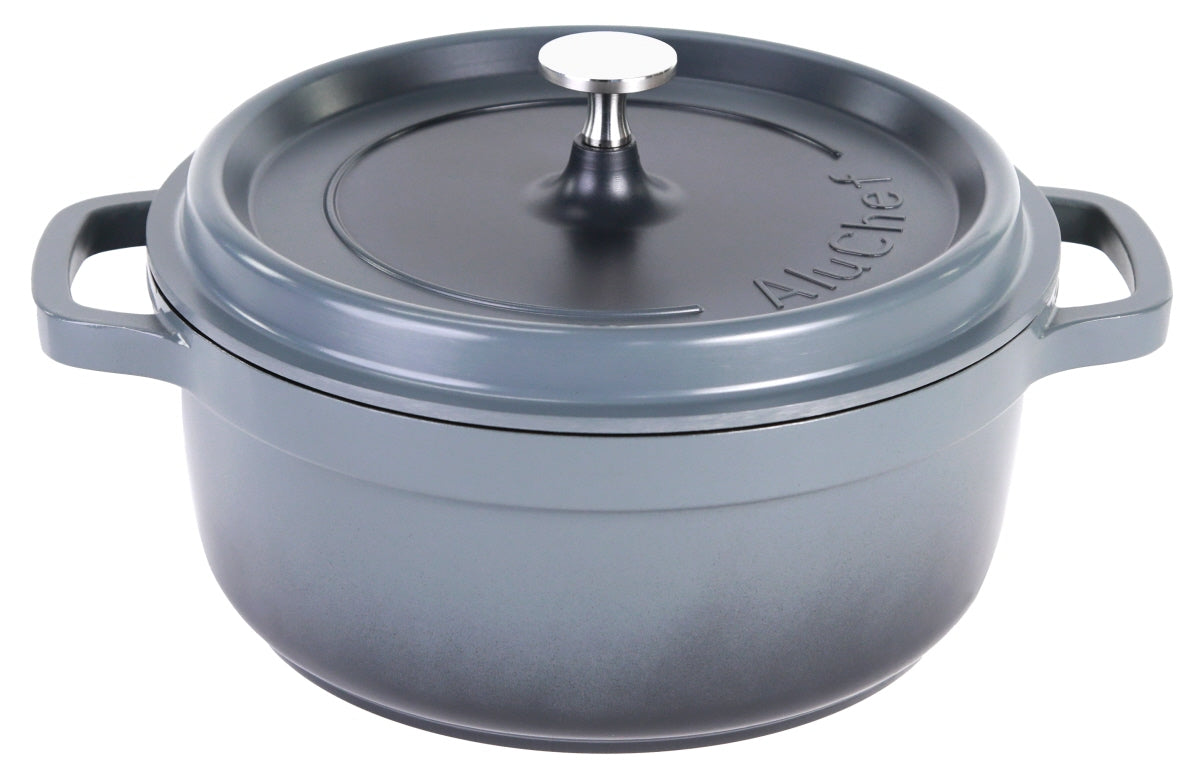 AluChef® Cocotte, rund, Aluminiumguss, Größe wählbar