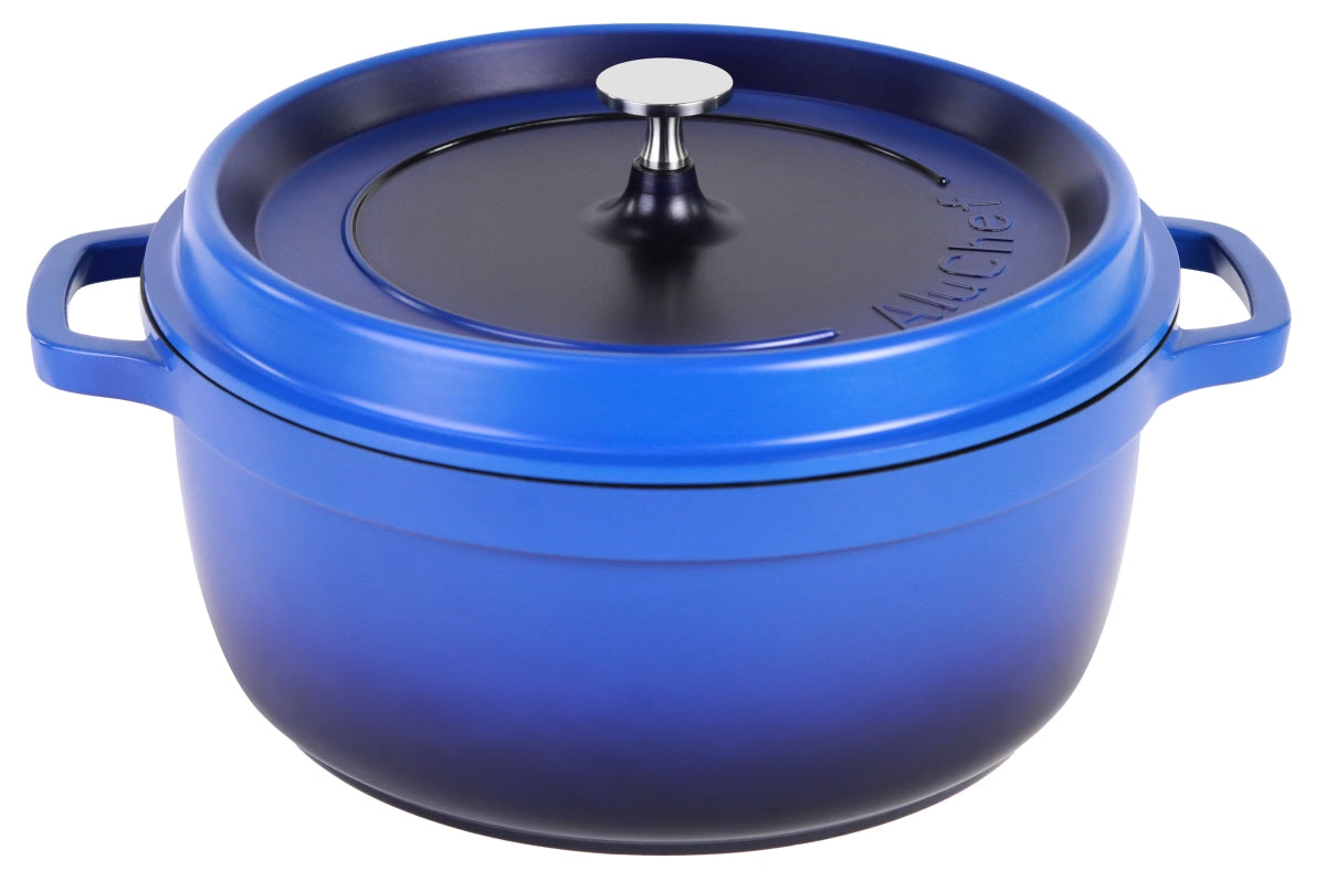 AluChef® Cocotte, rund, Aluminiumguss, Größe wählbar