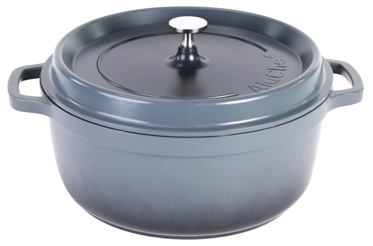 AluChef® Cocotte, rund, Aluminiumguss, Größe wählbar