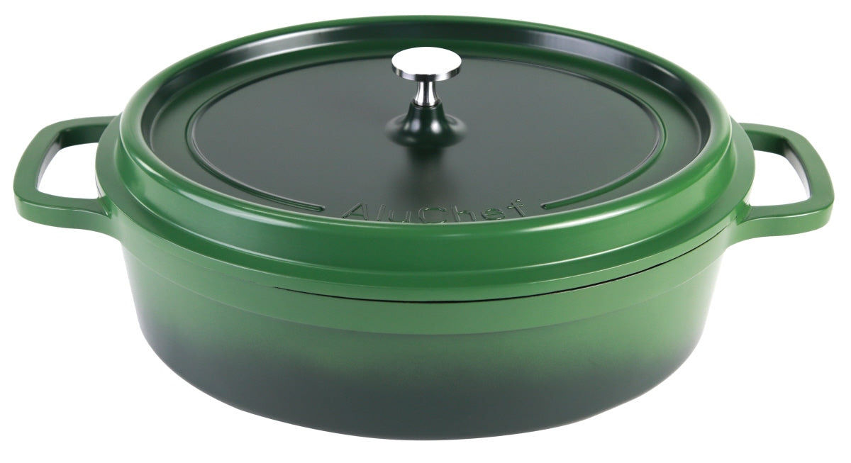 AluChef® Cocotte, oval, Aluminiumguss, Größe wählbar