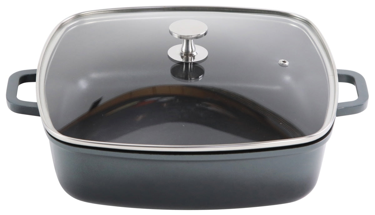 AluChef® Bräter, quadratisch, Aluminiumguss, Größe wählbar