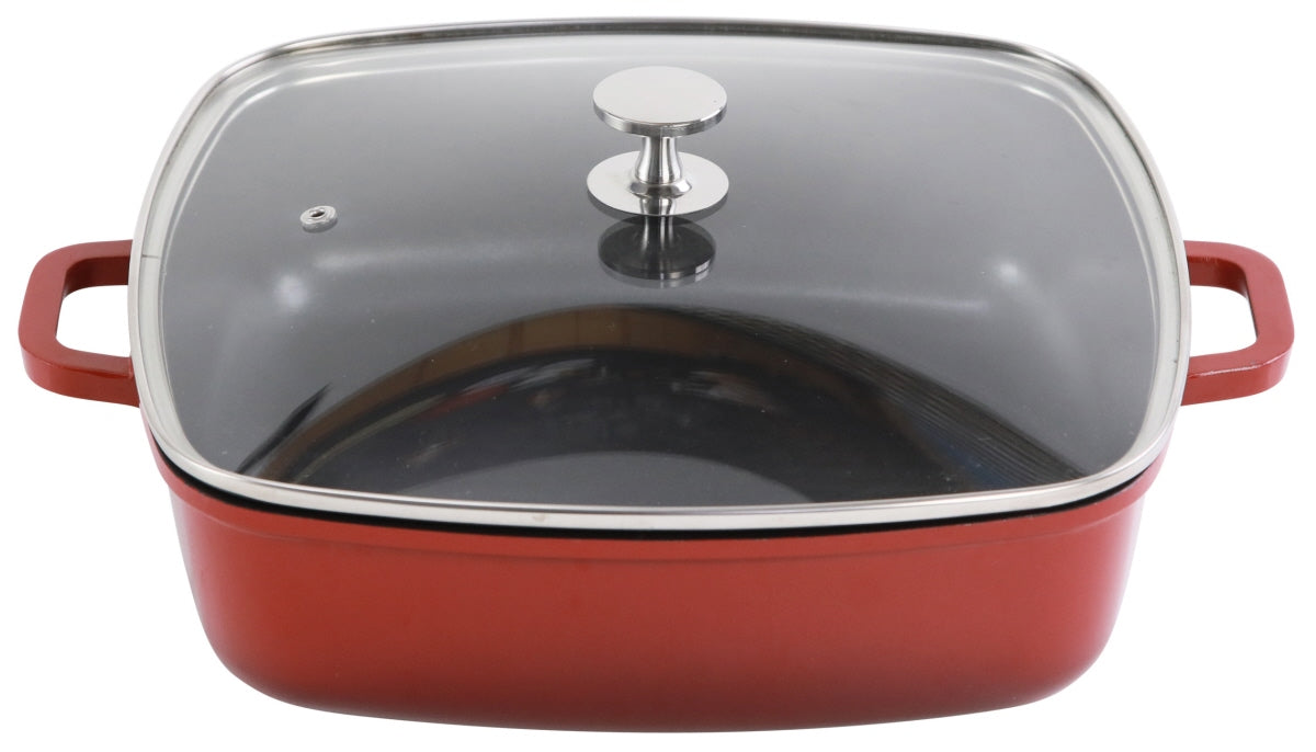 AluChef® Bräter, quadratisch, Aluminiumguss, Größe wählbar