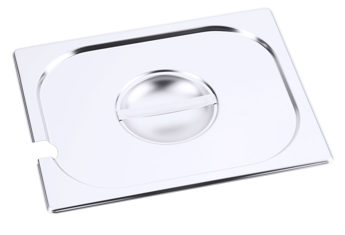 GN-Deckel mit Ausschnitt für Löffel 1/2