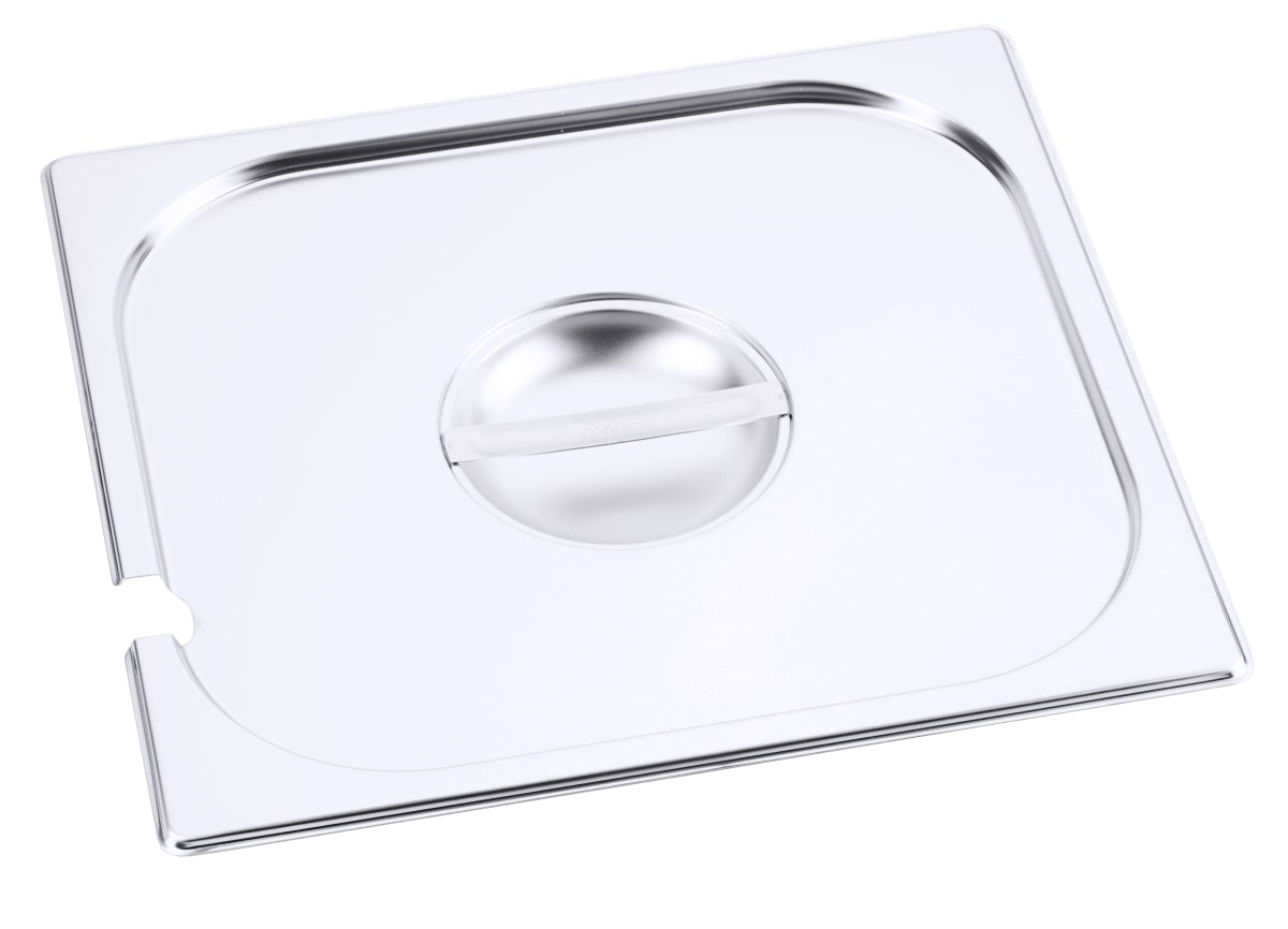 GN-Deckel mit Ausschnitt für Löffel 2/3