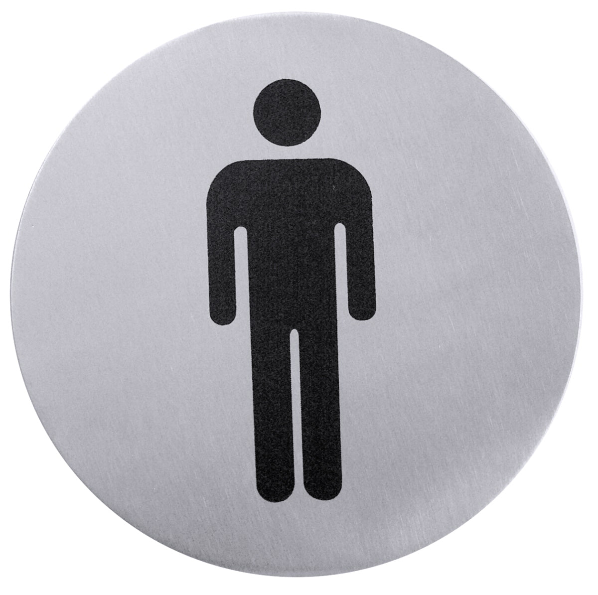 Toiletten-Türsymbole, 1 mm starkem Edelstahl 18/10, Größe wählbar