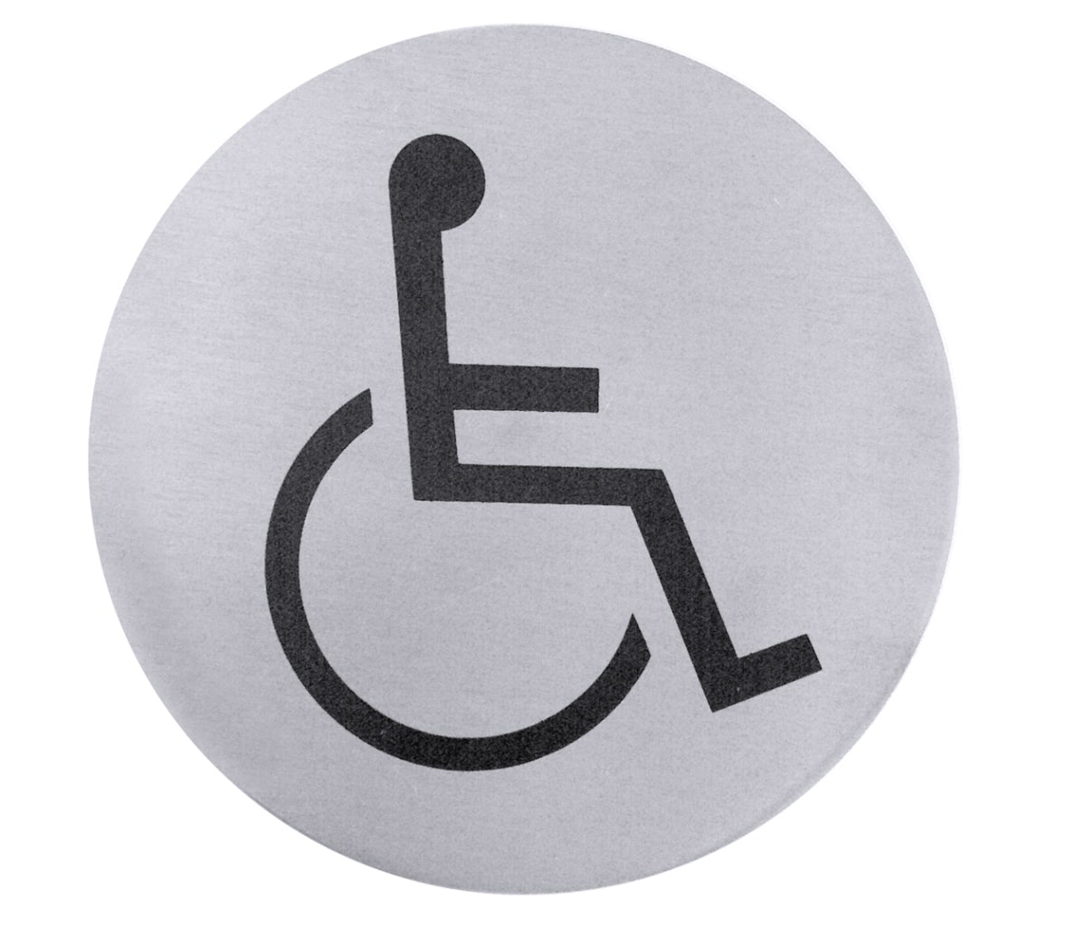 Toiletten-Türsymbole, 1 mm starkem Edelstahl 18/10, Größe wählbar