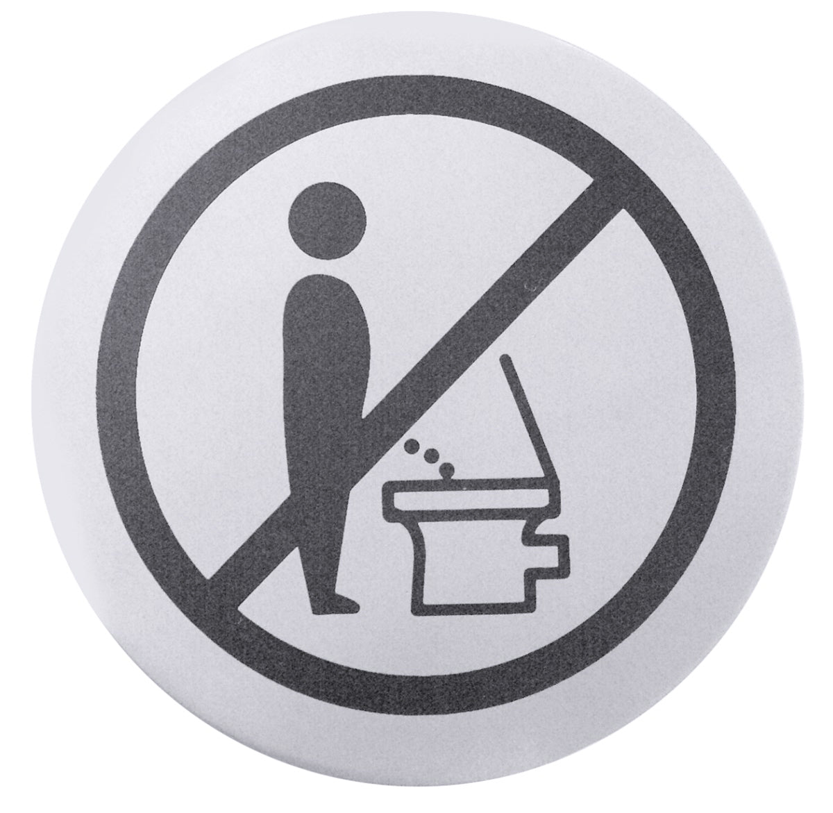 Toiletten-Türsymbole, 1 mm starkem Edelstahl 18/10, Größe wählbar