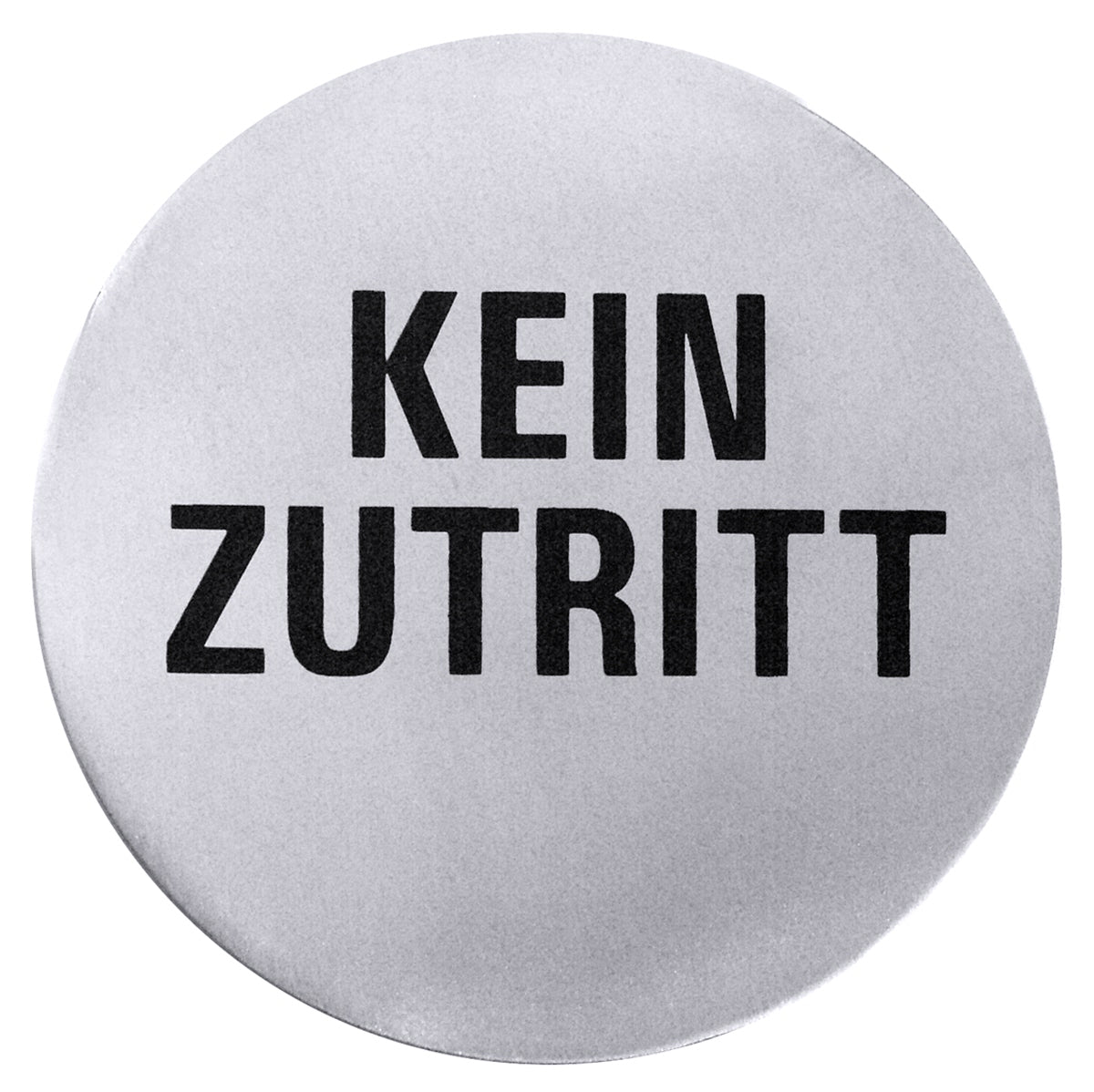 Hinweis-Türsymbole, 1 mm starkem Edelstahl 18/10, Größe wählbar