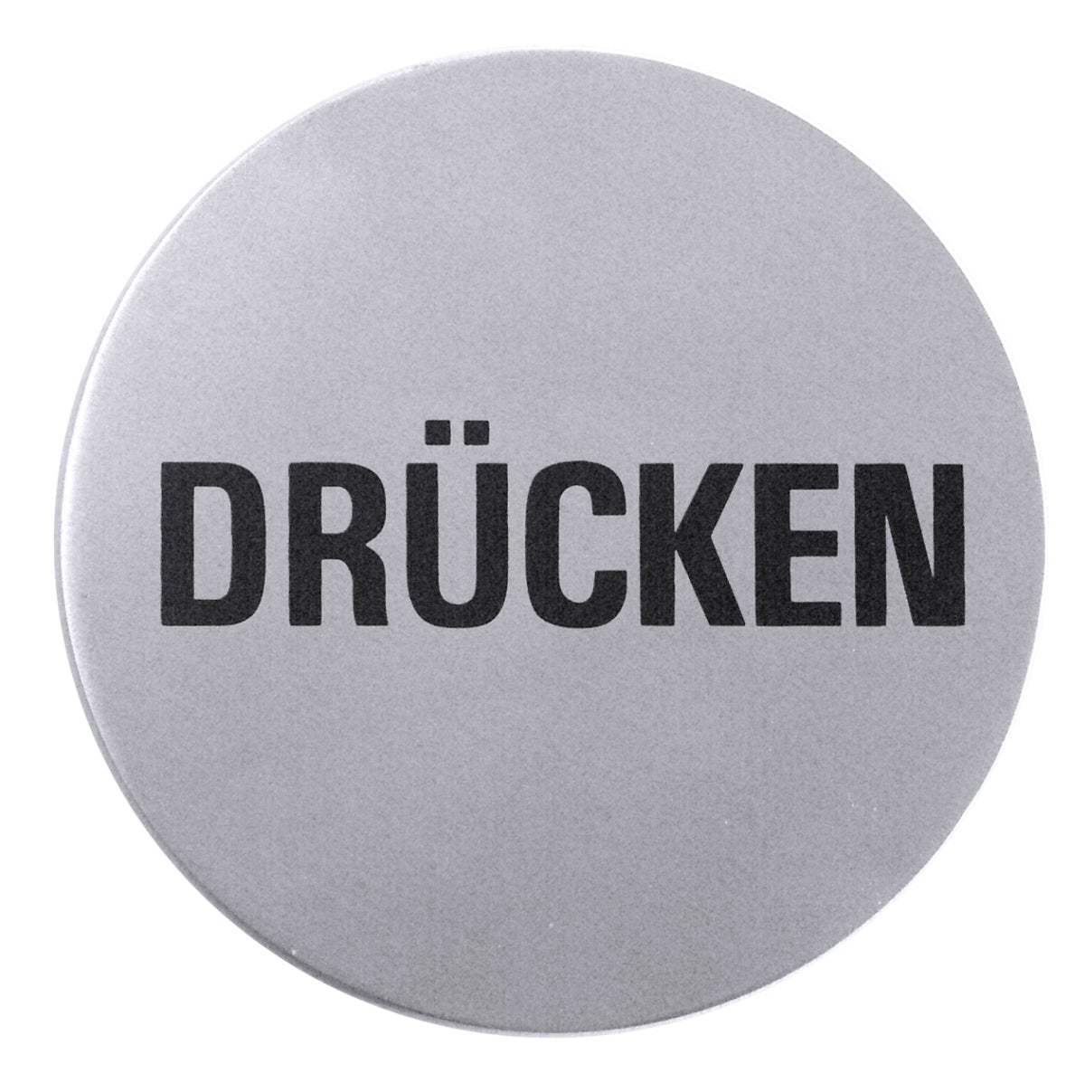 Hinweis-Türsymbole, 1 mm starkem Edelstahl 18/10, Größe wählbar
